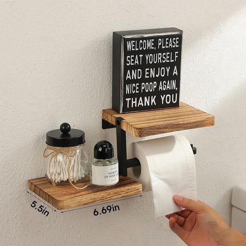 Fashion Personalized Bathroom Shelf Roll Stand